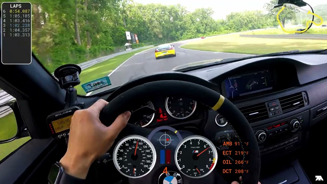 E90 M3 @ Lime Rock Park with NASA NE (
