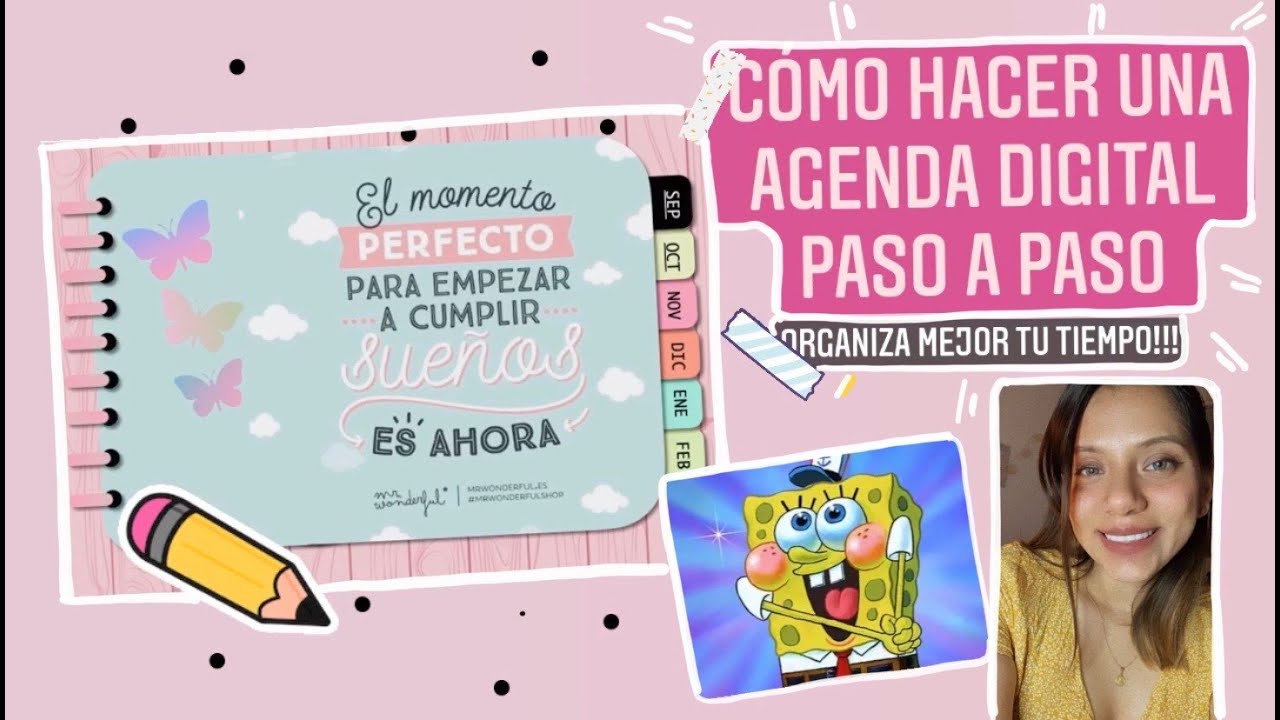 CÓMO HACER UNA PRECIOSA AGENDA DIGITAL PASO A PASO /BLOG DE GERALDINE