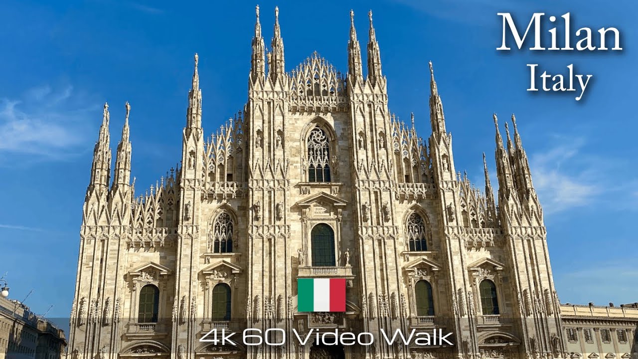🇮🇹Milan, Italy 2021 | 4K 60Fps Virtual Walk Around City Centre