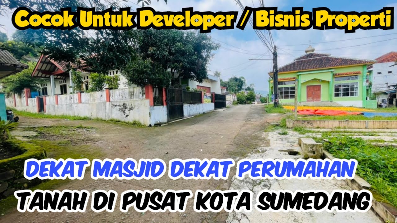 Tanah Kebun Luas 1522 m2 di Sumedang Kota Cocok Untuk Kavling Perumahan Cluster Harga Rp 700 rb / m2