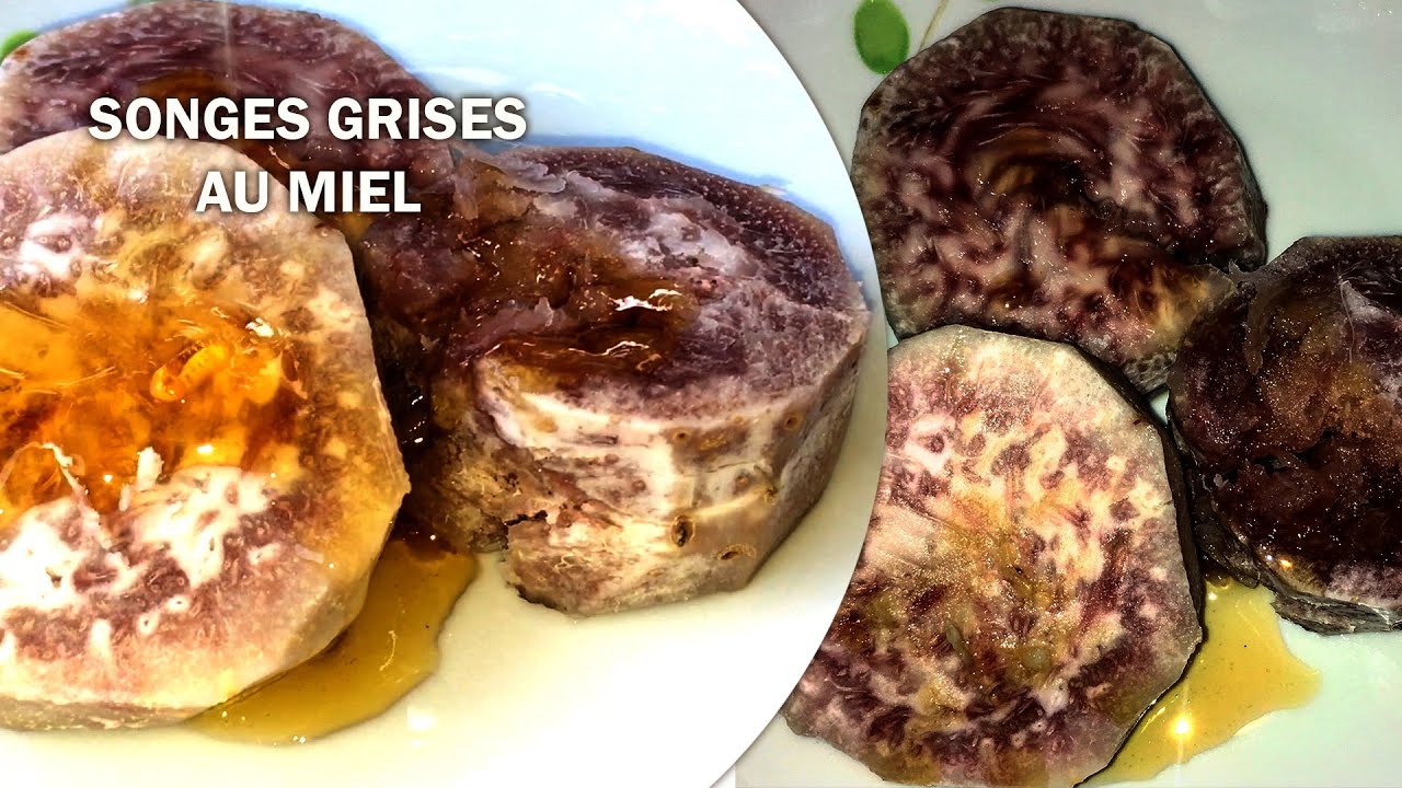 Songes grises au miel de la Réunion.