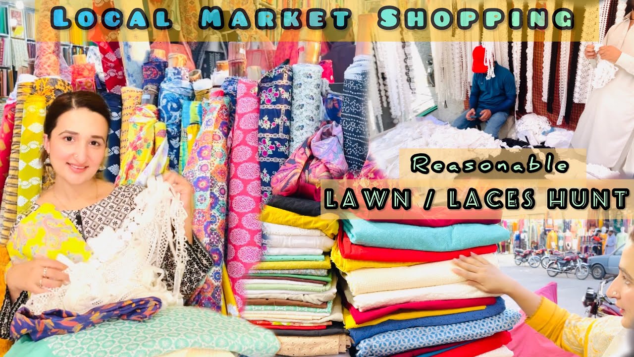Reasonable Summer Lawn Prints From Local Market~Dress Designing Ideas With Laces~ Money Saving Tips