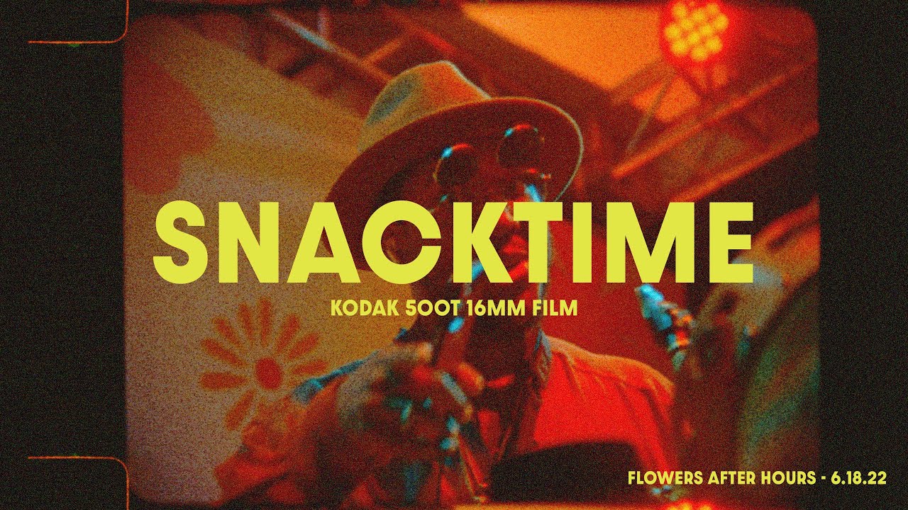 Snacktime on 16mm | Live at The Philly Flower Show #snacktime #bolex