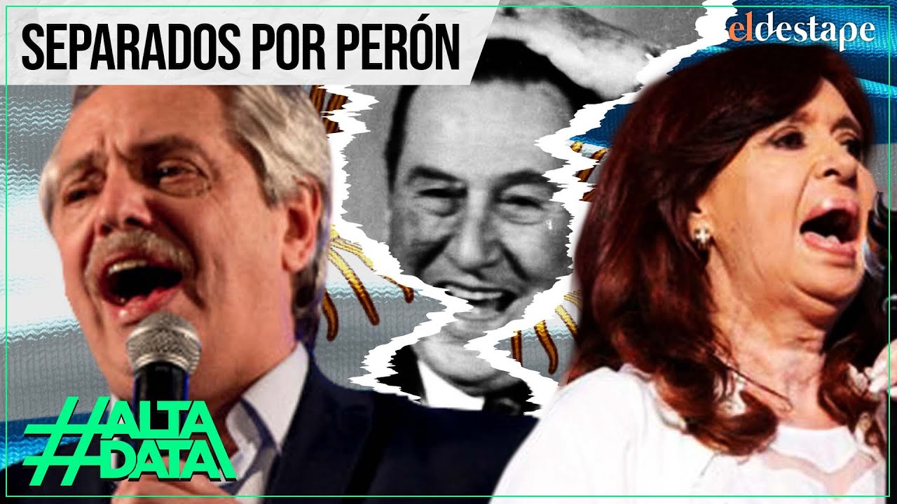Separados por Perón: el acto de Alberto vs. el de Cristina