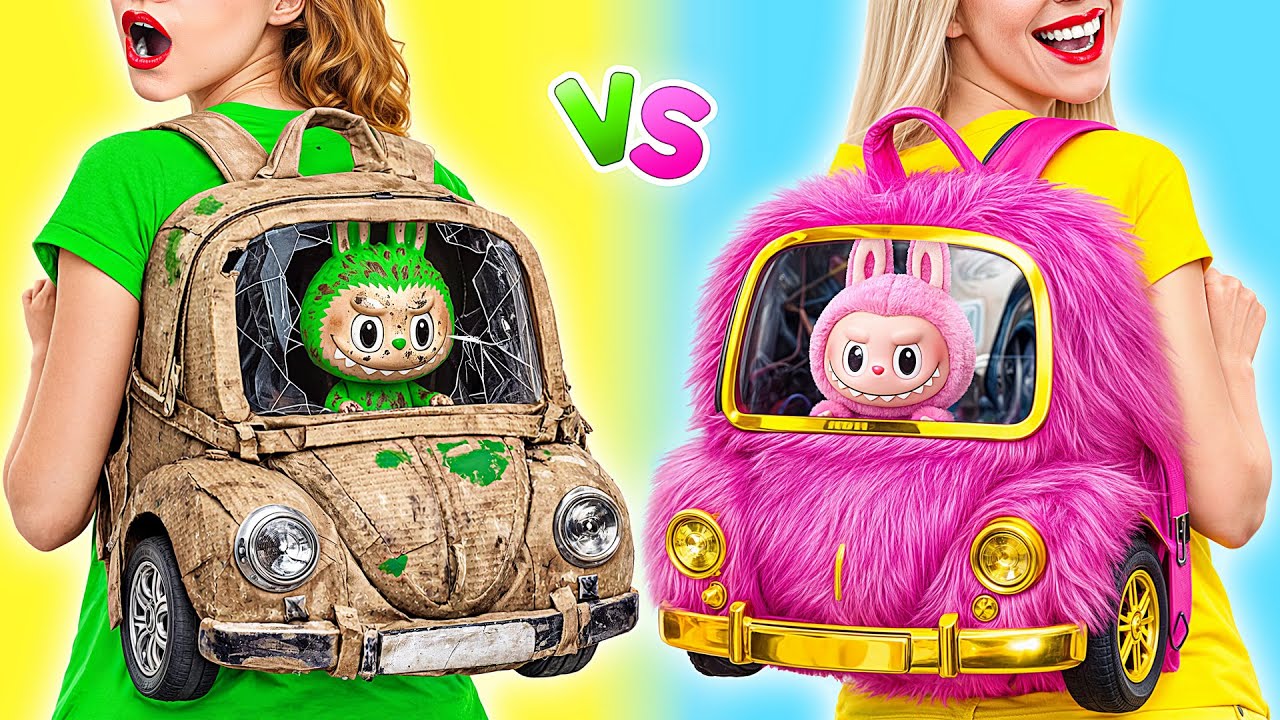 Budujemy Niesamowity Domek dla Labubu | Bogaty vs Biedny Wojna Dowcip Multi DO Smile