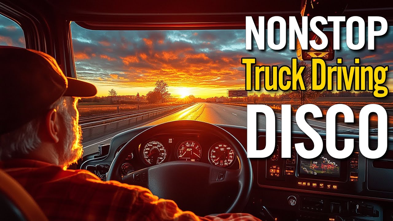 Nonstop Truck Driving Disco - Best of 80s 90s Italo Disco Instrumental Megamix for Truck Drivers