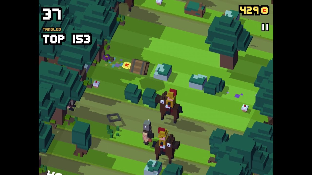 Tangled Disney Crossy Road Gameplay
