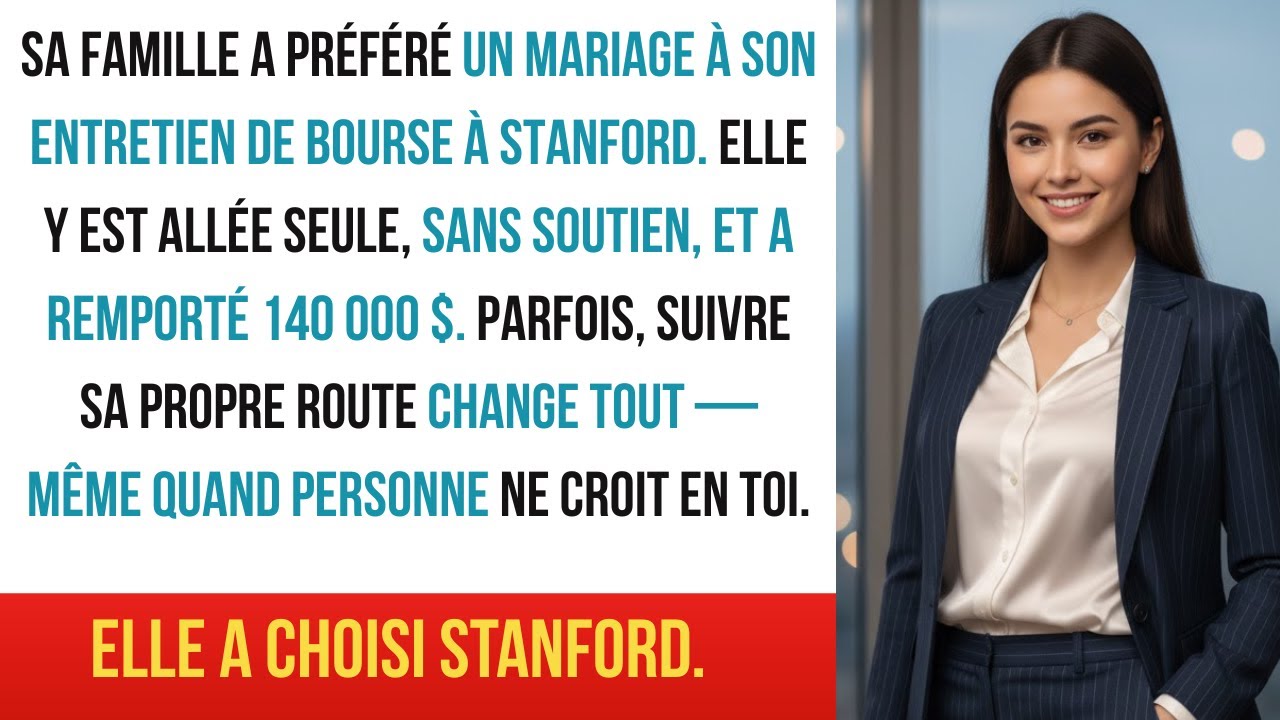 Famille contre Stanford — Une décision inattendue qui lui a rapporté 140 000 $ et une nouvelle vie