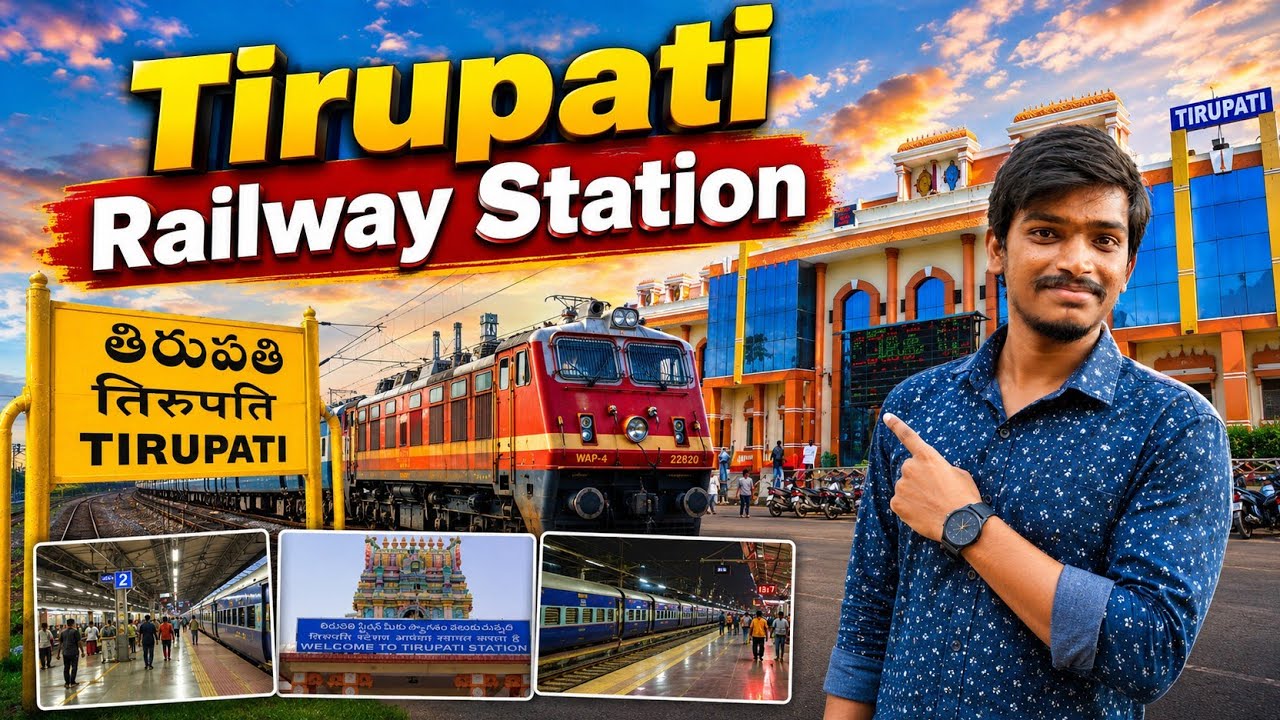 Tirupati Railway Station 🚂 |తిరుపతి రైల్వే స్టేషన్ | 2025 | Newly construction platforms in Tirupati