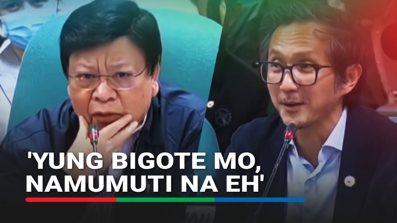 'Bigote mo, namumuti na': Marcoleta 'nalulungkot' daw para kay Vince Dizon | ABS-CBN News