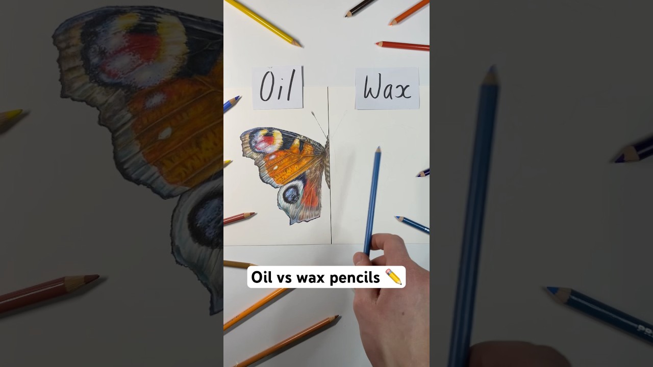Oil Pencils VS Wax Pencils - Which is BEST for ARTISTS? 👨&zwj;🎨