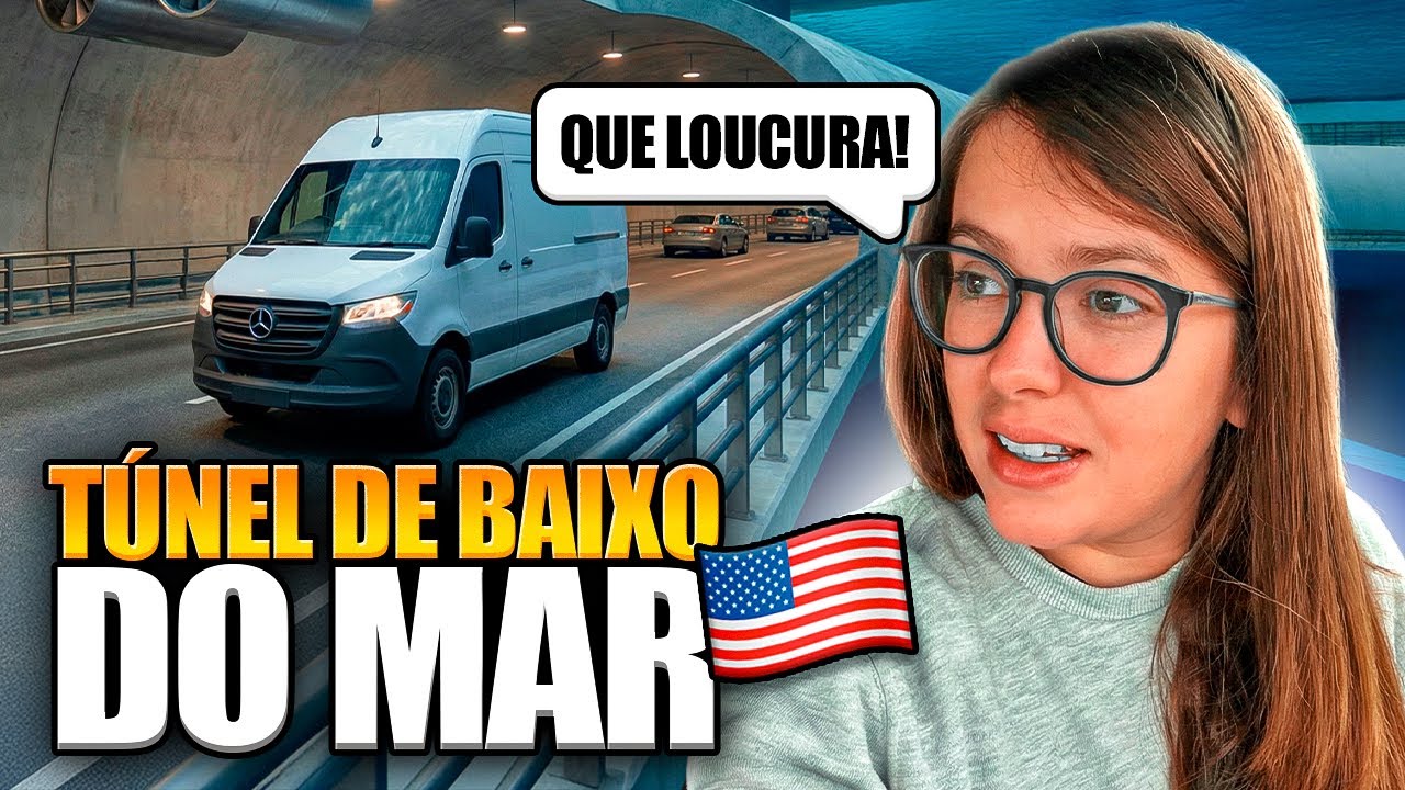 Passei em um túnel de baixo do mar 🇺🇸