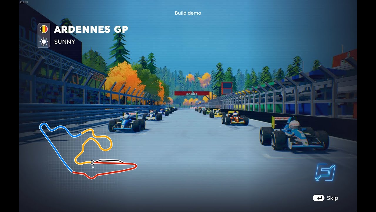 Formula Legends Demo - Early 90s Era Race