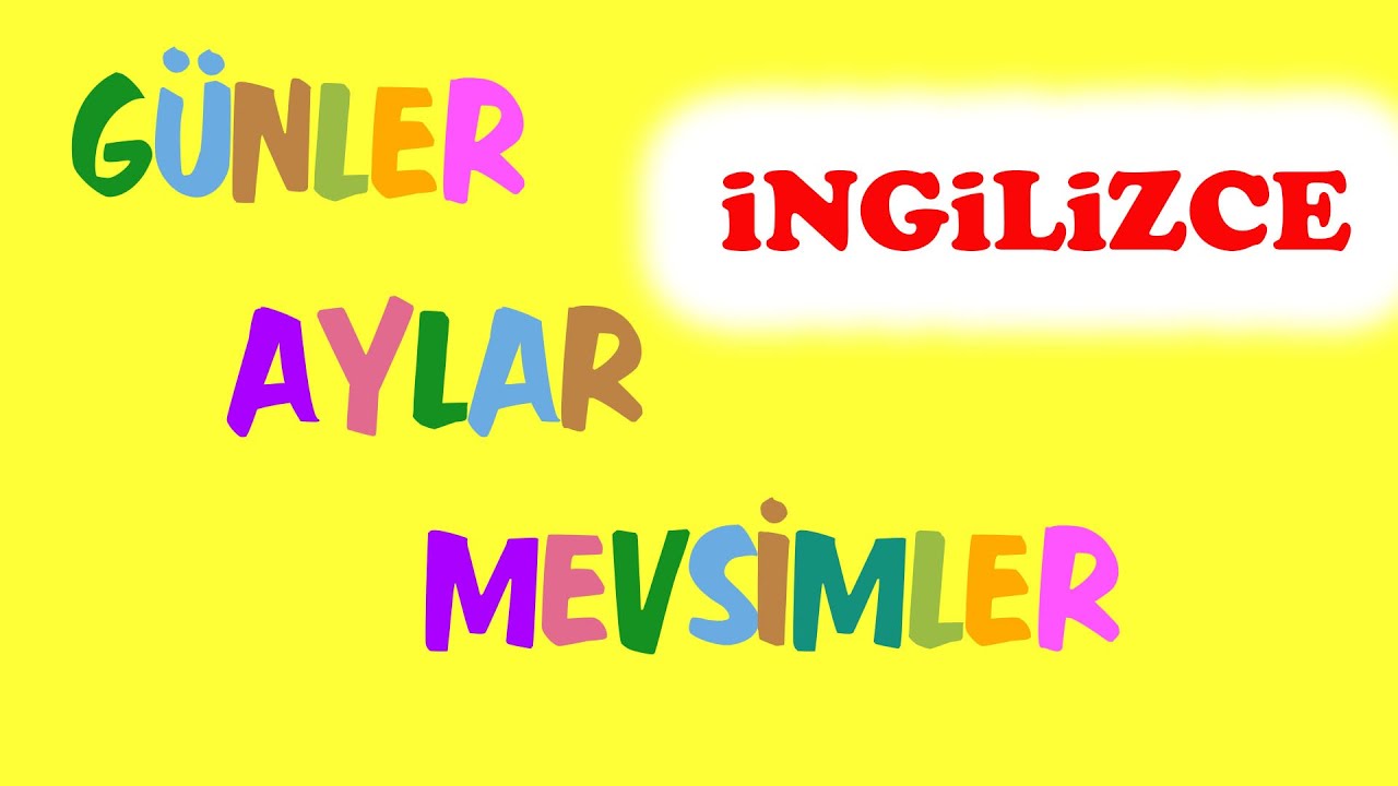 Дни, месяцы, времена года на английском языке