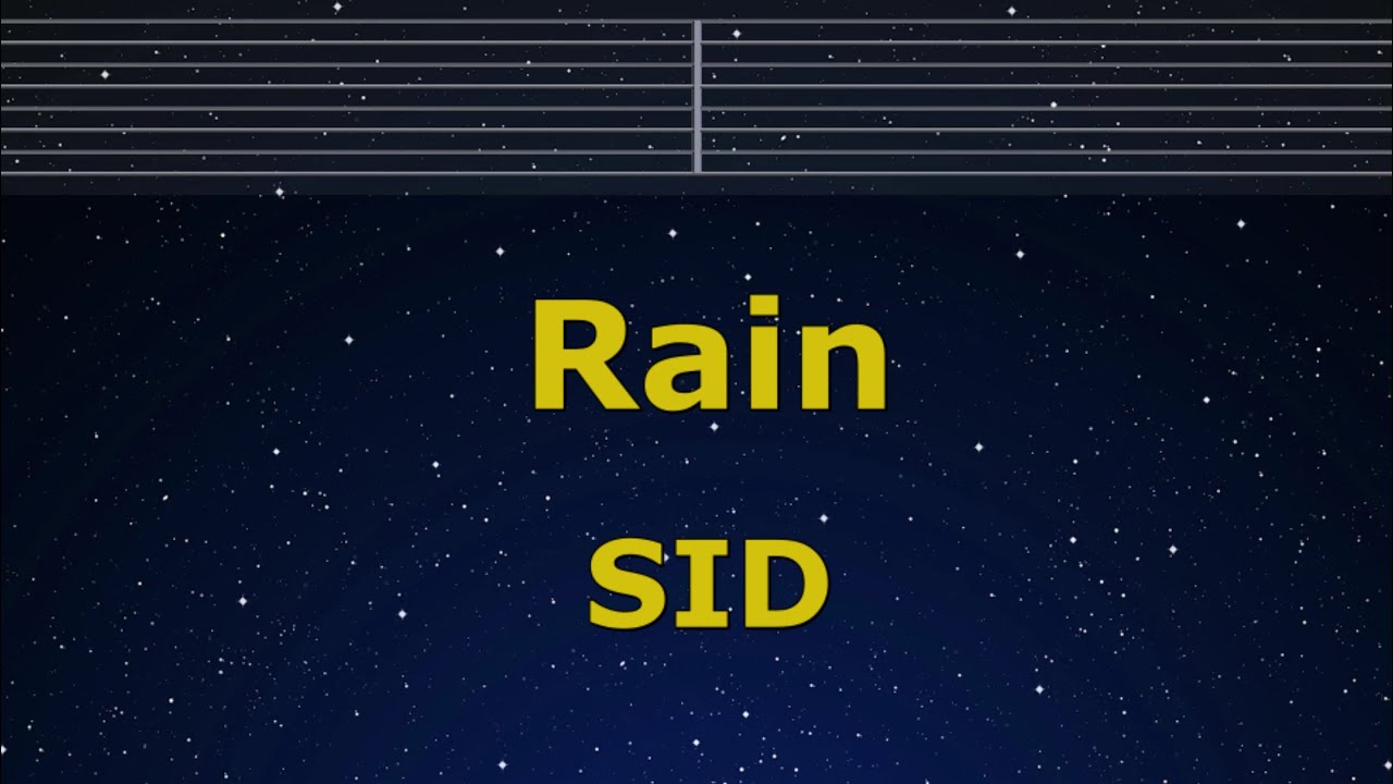 Karaoke♬ RAIN - SID 【No Guide Melody】 Instrumental, Lyric Romanized Fullmetal Alchemist