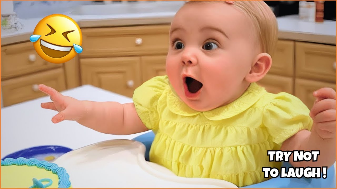 Funniest & Cutest Baby Reactions 2026 😍🤣 Can You Beat This Try Not To Laugh?