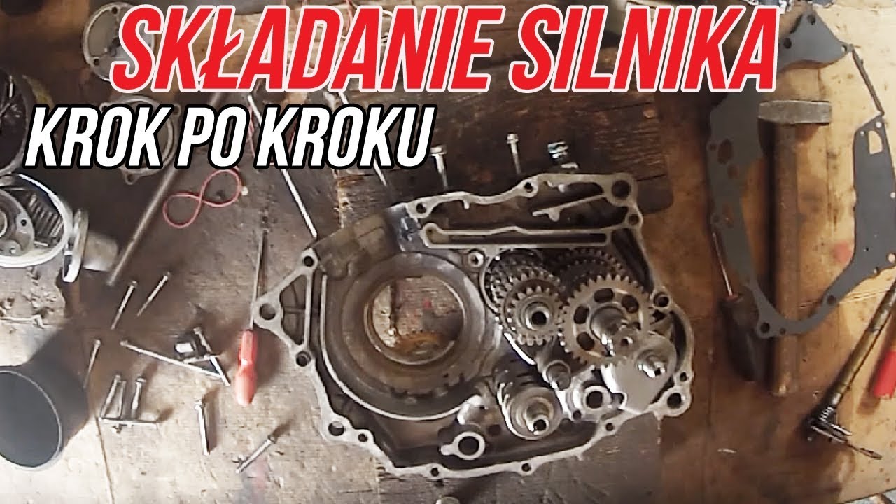 LONCIN 200/250 #4 / Składanie silnika 164FML krok po kroku (quad ATV bashan) / engine assembly