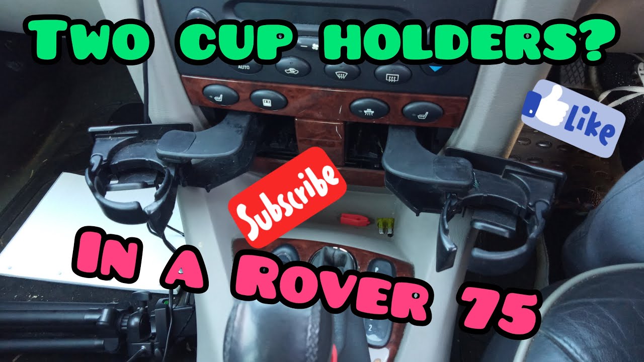 Fitting a rare Rover 75 cup holder.