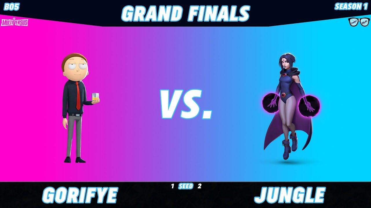 [S1] Multiversus Singles #12 - Grand Finals - Goifye (Morty/Arya Stark) v Jungle (Raven)