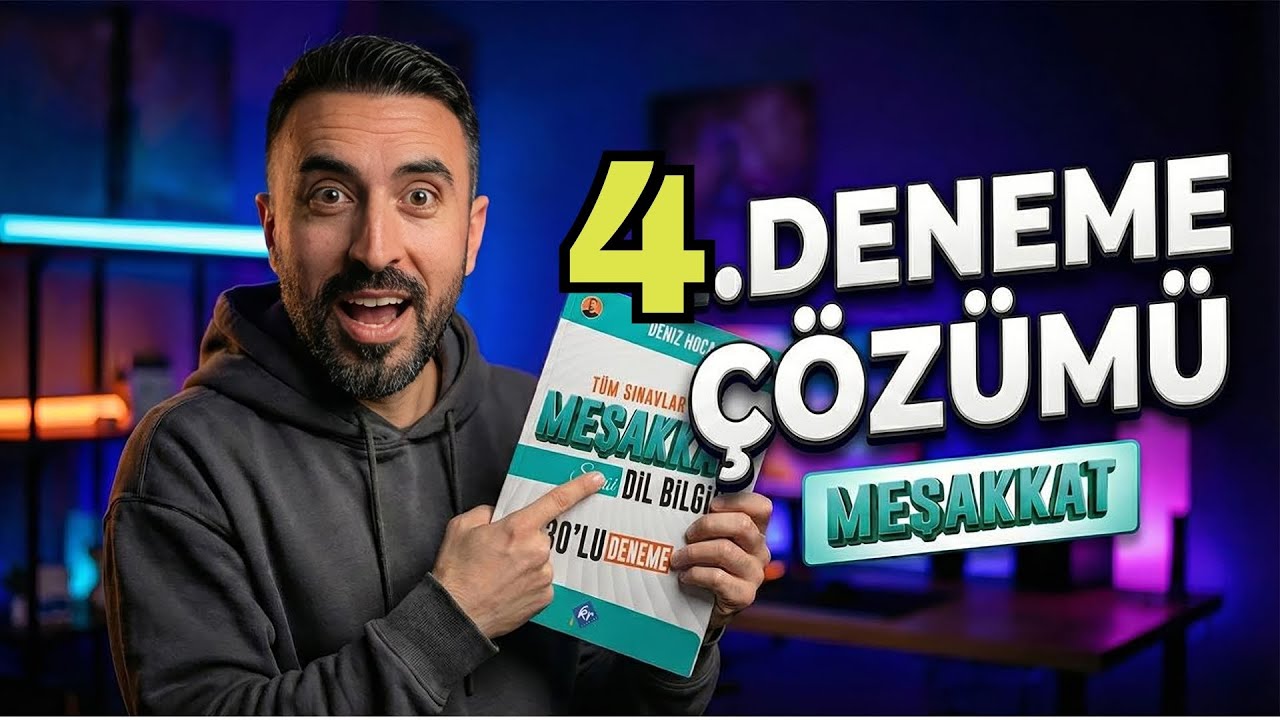 MEŞAKKAT DİL BİLGİSİ DENEME SORU ÇÖZÜMÜ 2026 (4.Deneme) / TYT-KPSS-MSÜ