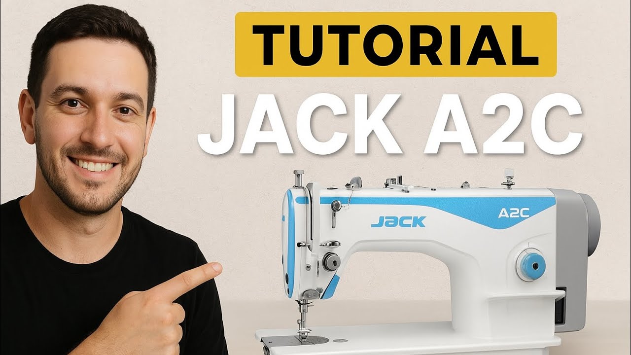 Tutorial da máquina de costura Jack A2C tudo antes de você comprar 