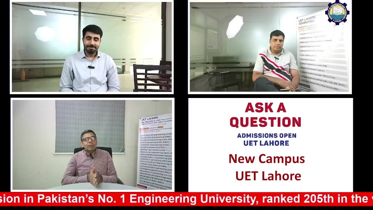 UET Lahore – New Campus (KSK)