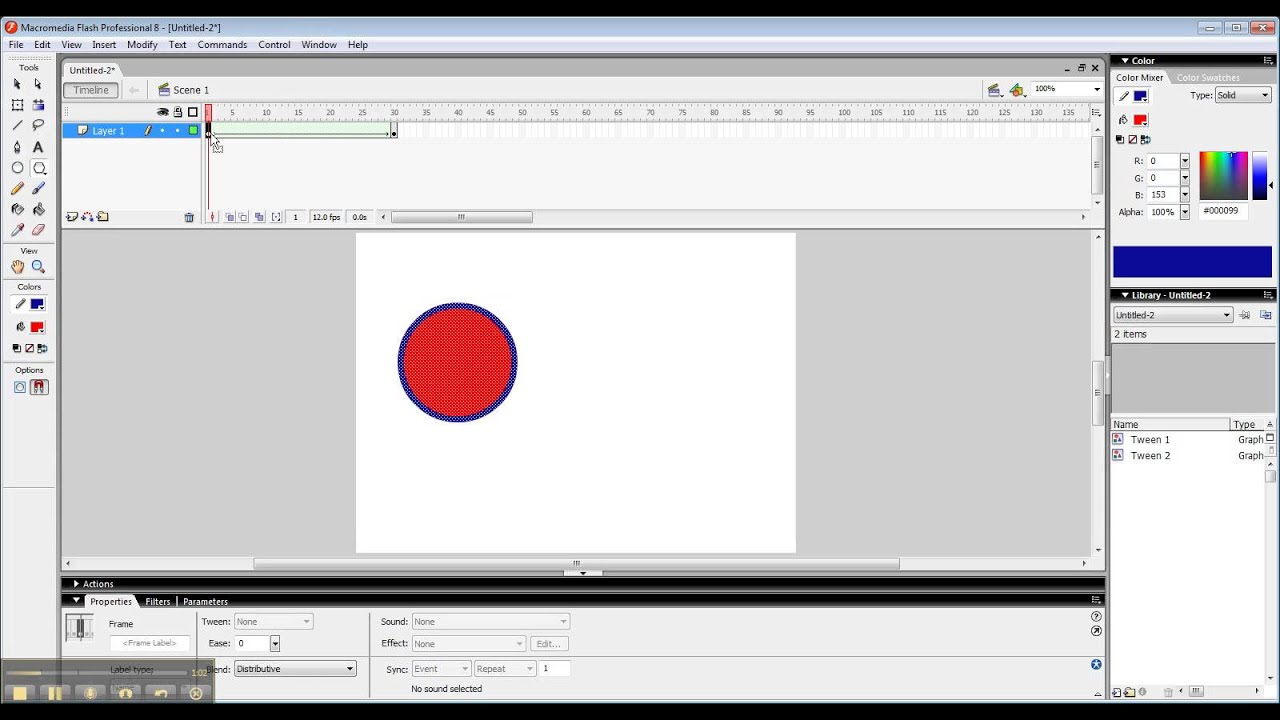 Flash Demo - Shape Tween