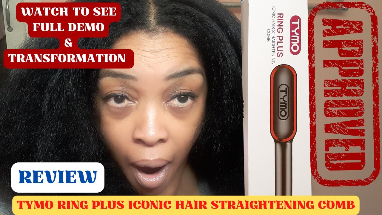 TYMO RING PLUS ICONIC HAIR STRAIGHTENER COMB Review| IS THIS WORTH THE HYPE?!