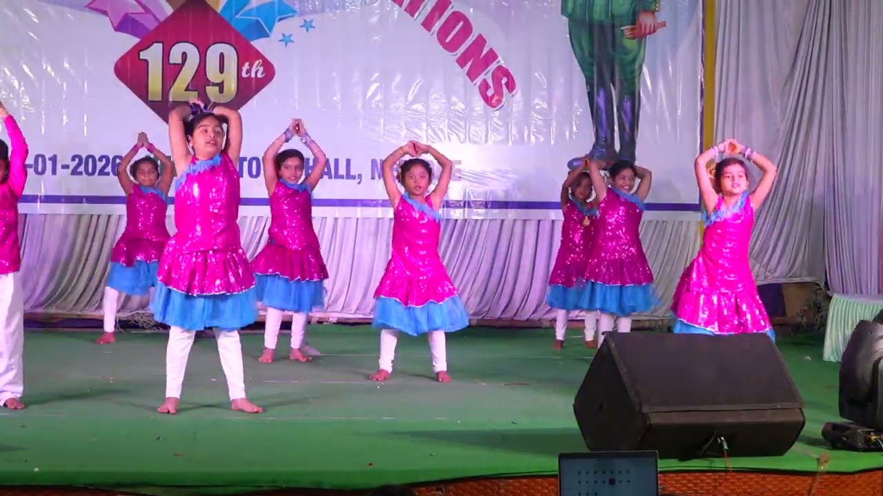 NETAJI 129th BIRTHDAY CELEBRATIONS @ SRI NETAJI MSR PILOT HIGH SCHOOL, NELLORE - GRADE 4 STUDENTS