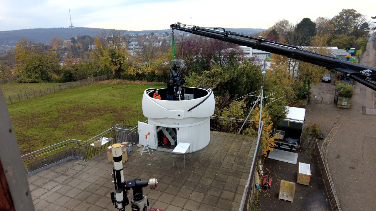 Zeitraffer der Installation unserer neuen Astrofoto-Station