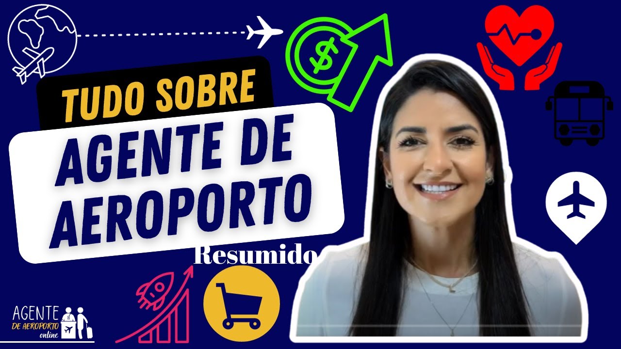 TUDO SOBRE AGENTE DE AEROPORTO: salário, processo seletivo, benefícios, escala. (RESUMIDO)