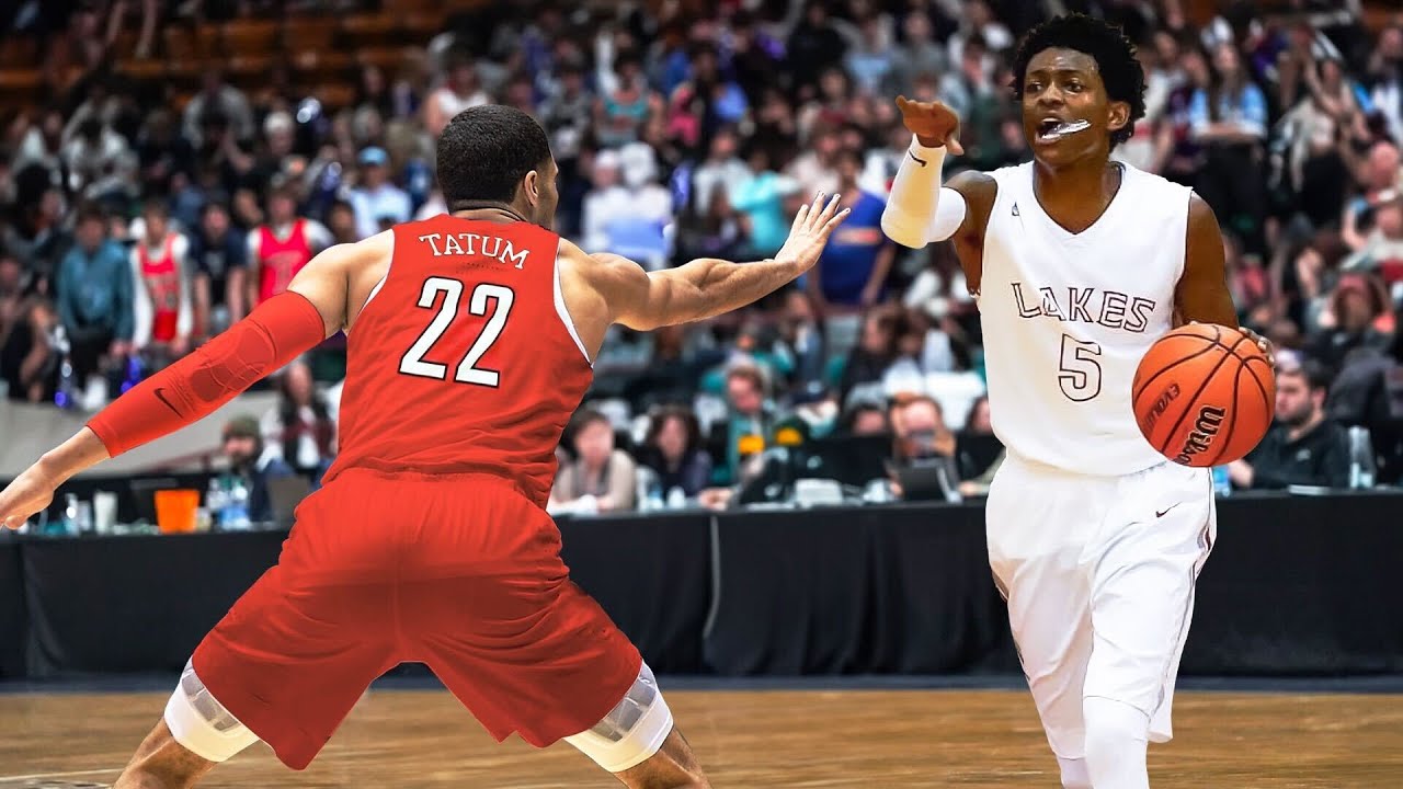 CRAZY Jayson Tatum vs De'Aaron Fox Battle In High School!!