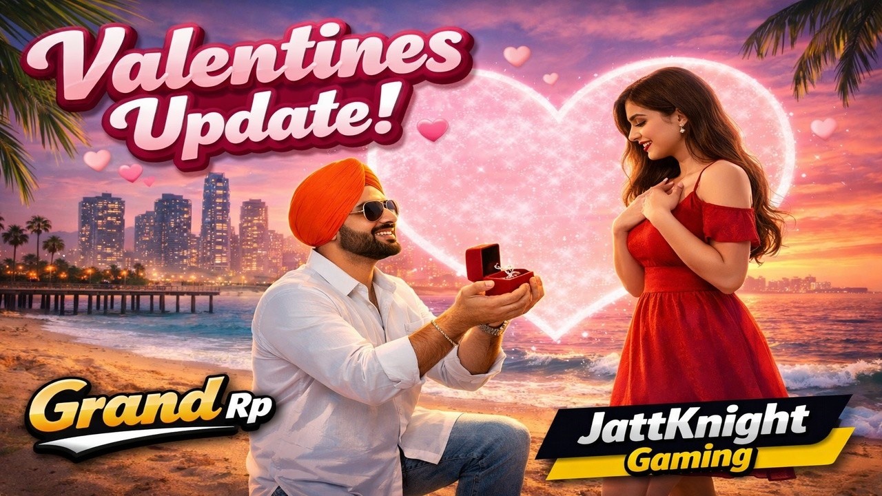 NEW Valentine Update in Grand RP! All Events & Rewards Gameplay #grandrp  #gtav  #gamingindia