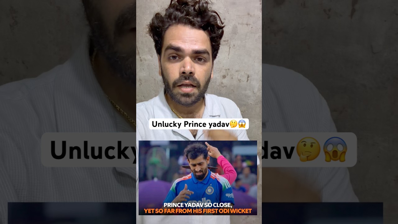 So Close Yet So Far: Unlucky Prince Yadav 😱🤔 #indiancricket #princeyadav #indvsafg #bcci #cricket...