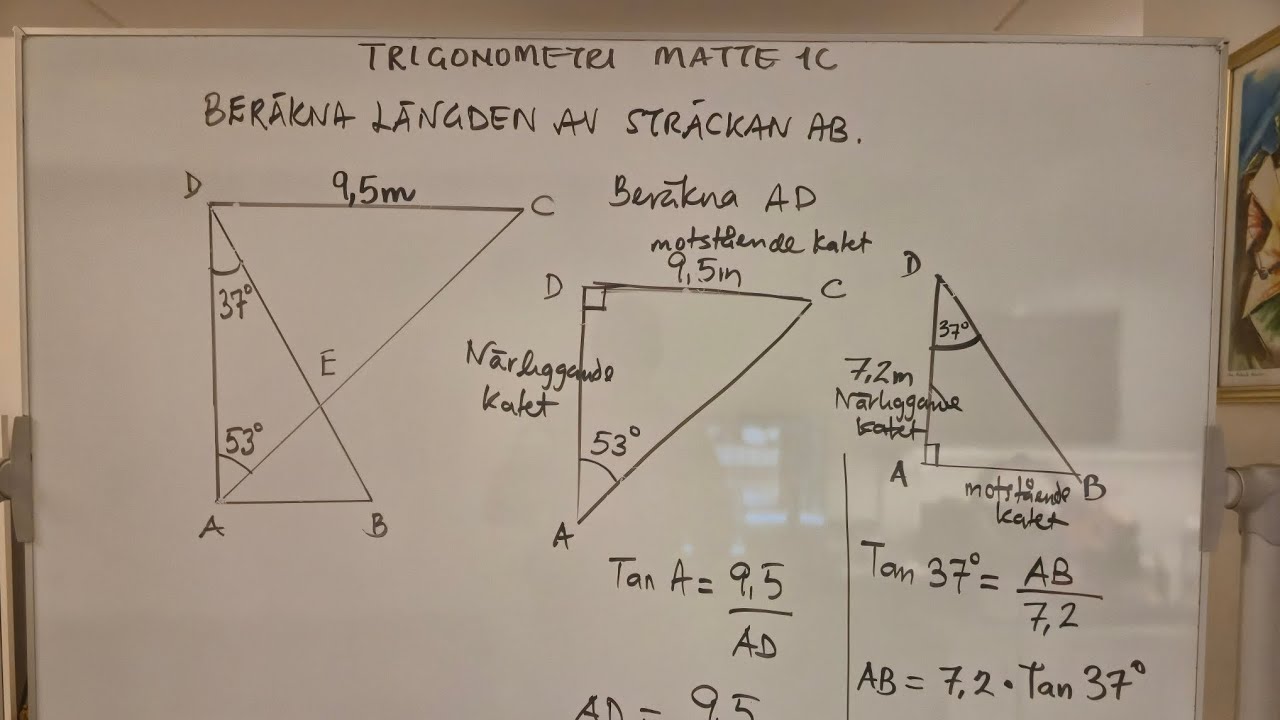 Trigonometri. Matte 1C. Tangens 