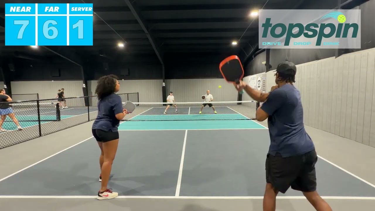 Top Spin Winter Classic Mixed Doubles Skill: (3.5-4.0) Age: (12 To 39) (Game 1 Round Robin)