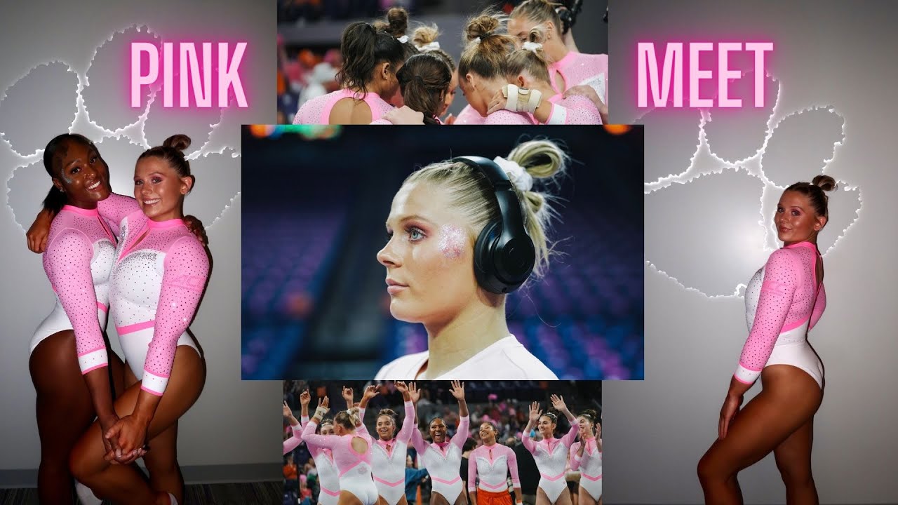Clemson Gymnastics PINK MEET | DIML as a student athlete