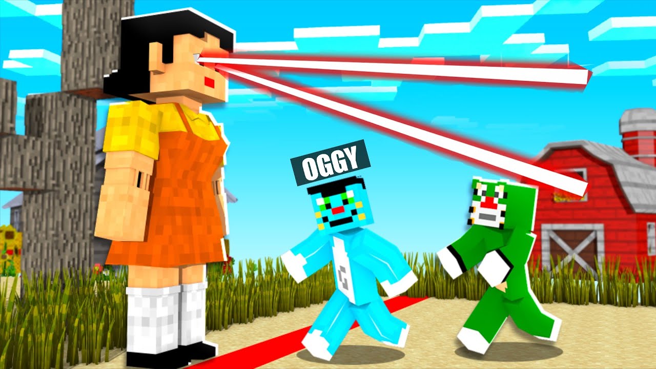 Oggy Played Squid Game In Minecraft With Jack | Rock Indian Gamer |