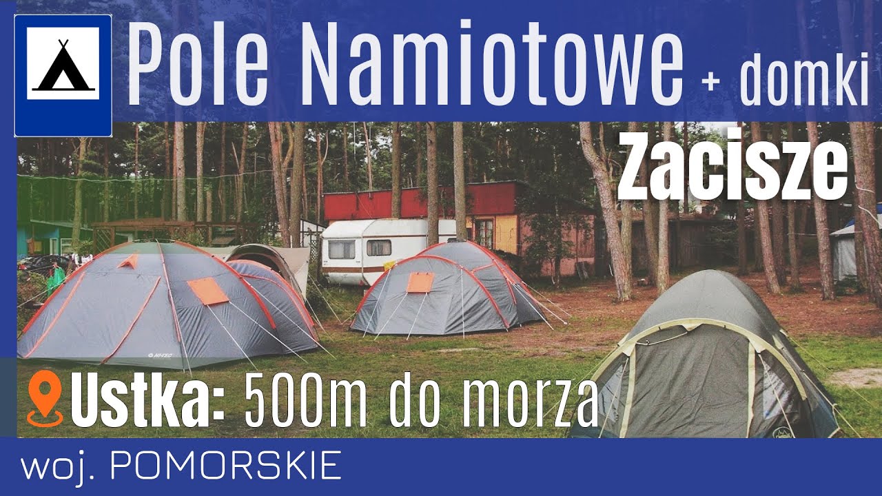 🏕️🌲Pole Namiotowe i Domki Wczasowe Zacisze Ustka