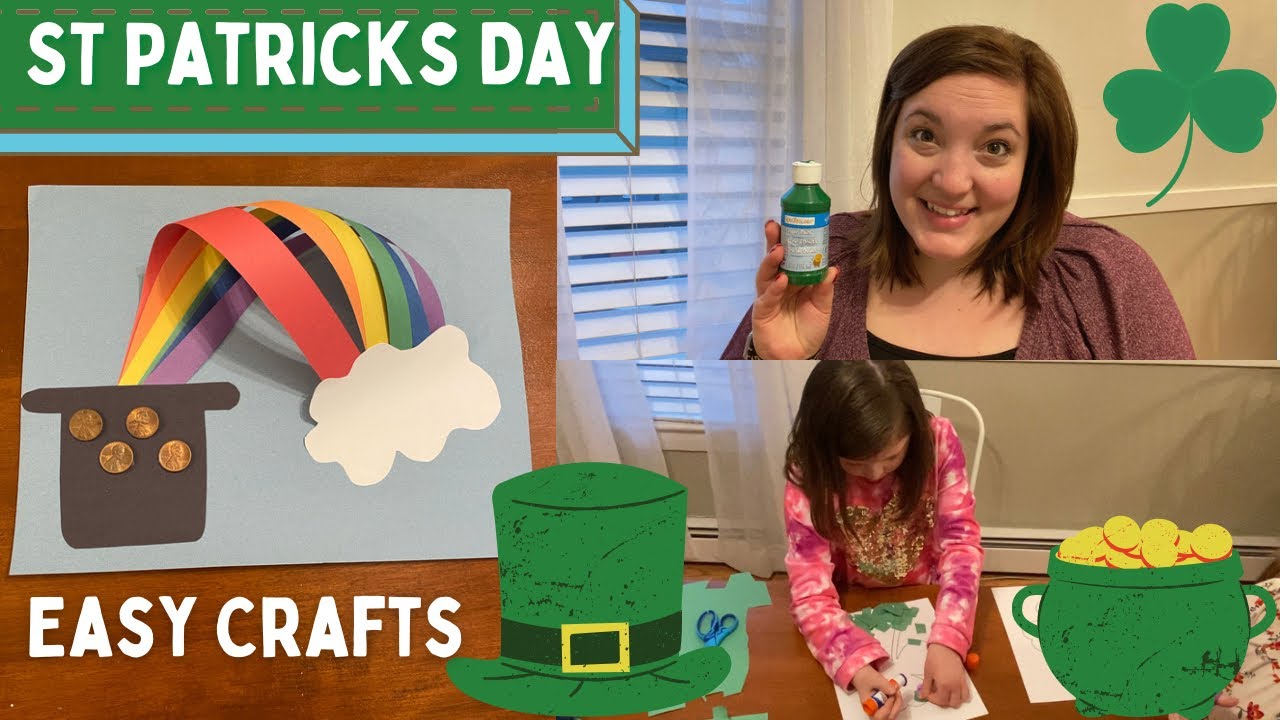 EASY St. Patrick&rsquo;s Day Crafts For Kids | Quick and Simple Crafts | TheNameStamp Review