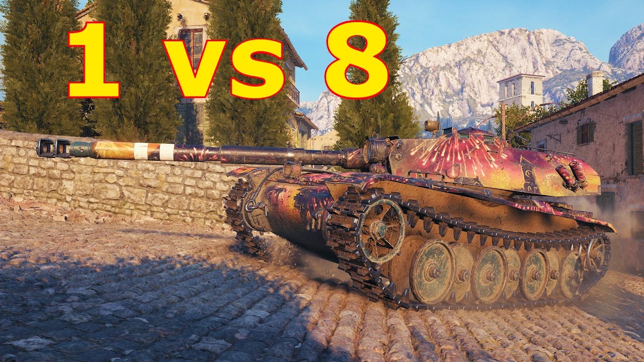 World of Tanks Bat.-Châtillon Bourrasque - Alone Against 8? No Way!