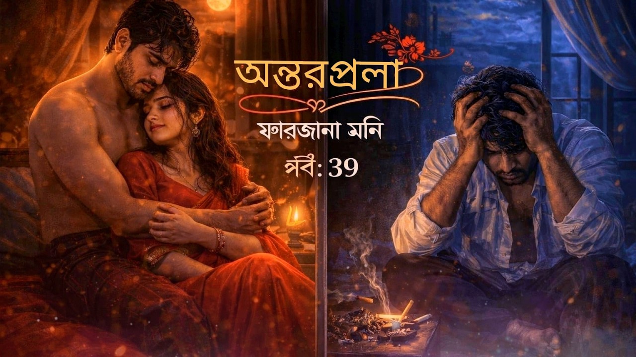 অন্তরপ্রলা। ফারজানা মনি।পর্ব:৩৯।একই ছাদের নিচে দুই গল্প — কারো ভালোবাসা, কারো নীরব কান্না।