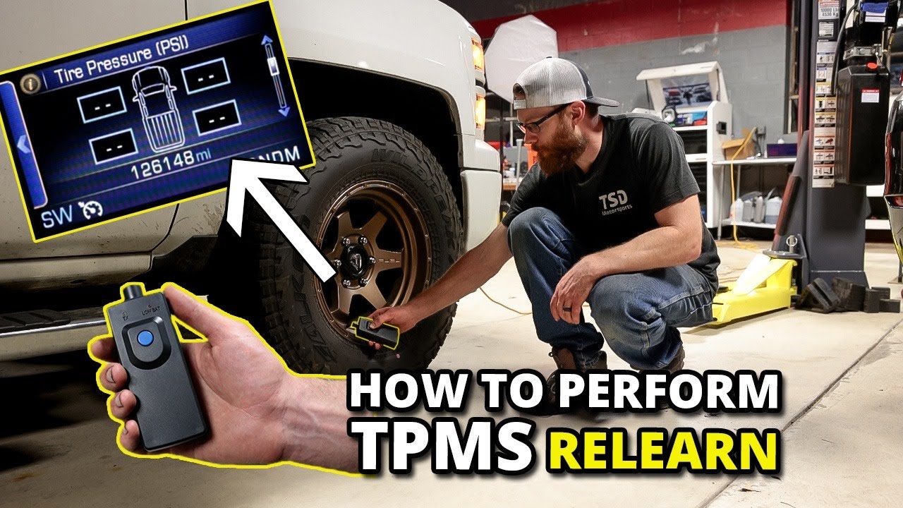 Как перепрограммировать датчики GM TPMS — датчики шин Silverado 2014 года — Sierra Tahoe Suburban...