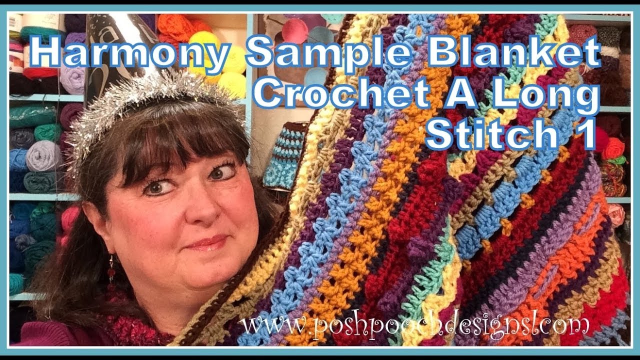 Harmony Sample Blanket Crocht A Long - Stitch 1