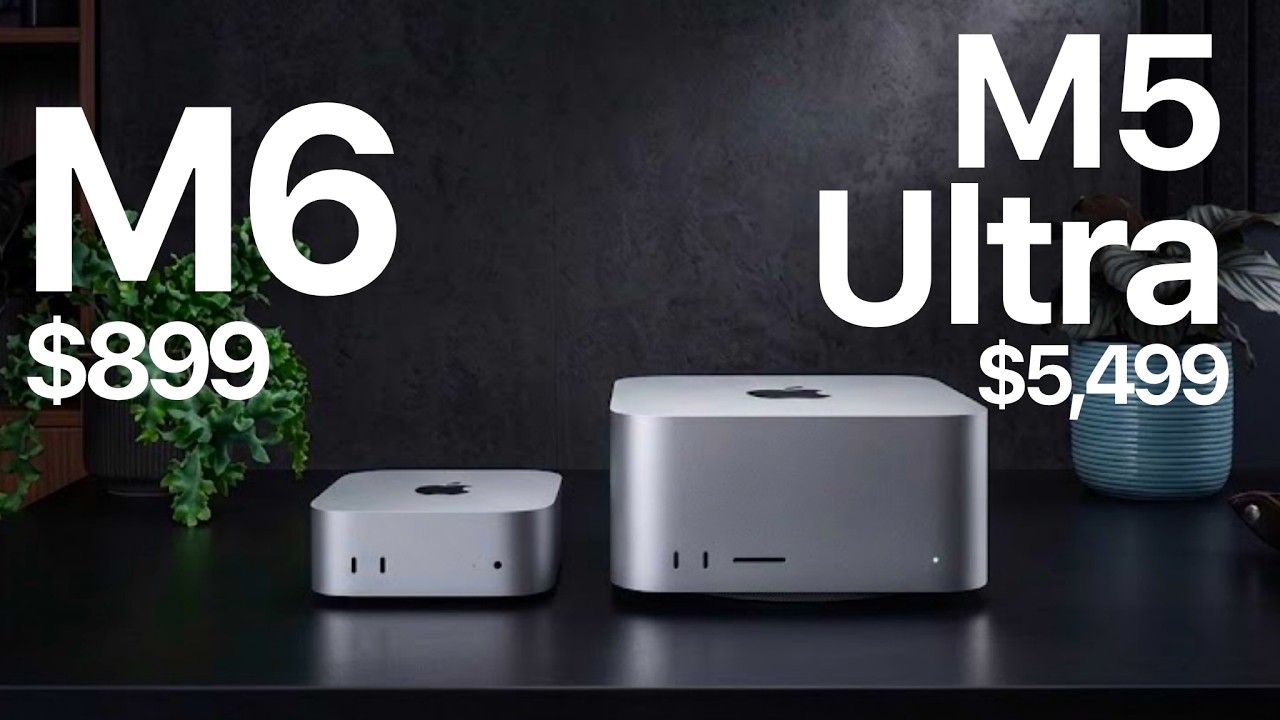 НОВЫЕ Mac Mini на чипе M6 и Mac Studio на чипе M5 Ultra