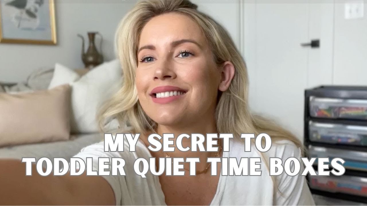 How I Get My Time Back As A Mom | Quiet Time Boxes Age 2-5
