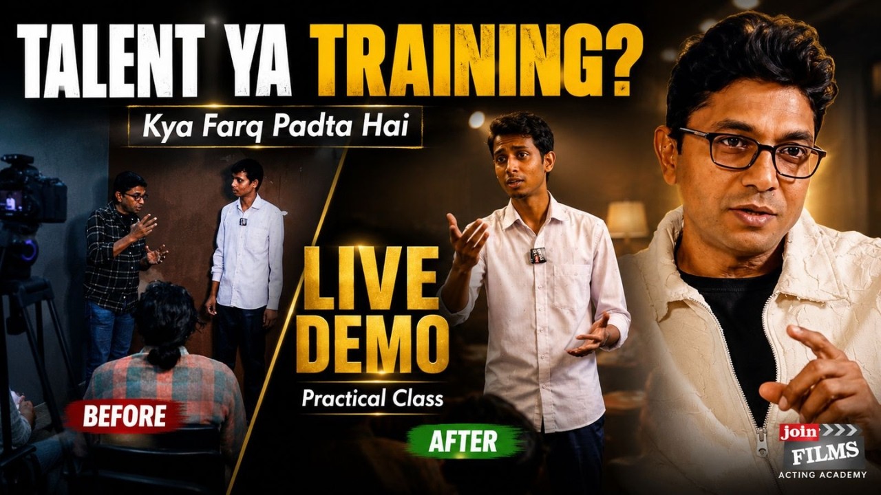 Acting Mein Talent Ya Training? Students Ki Before & After Camera Performance | JoinFilms Academy