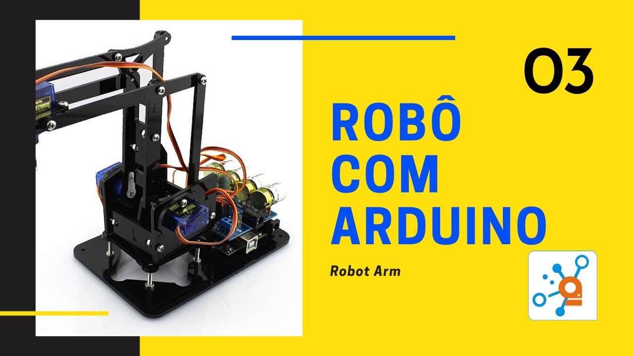 DOIT ARM #03: Braço Robótico com Arduino, Montagem parte mecânica (garra)