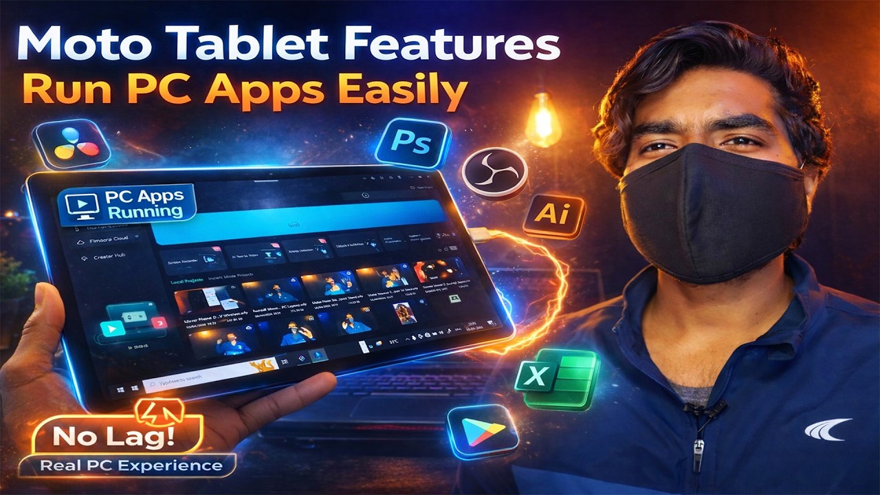 How to Use Moto Pad 60 NEO Hidden Smart Connect Features to Run PC App