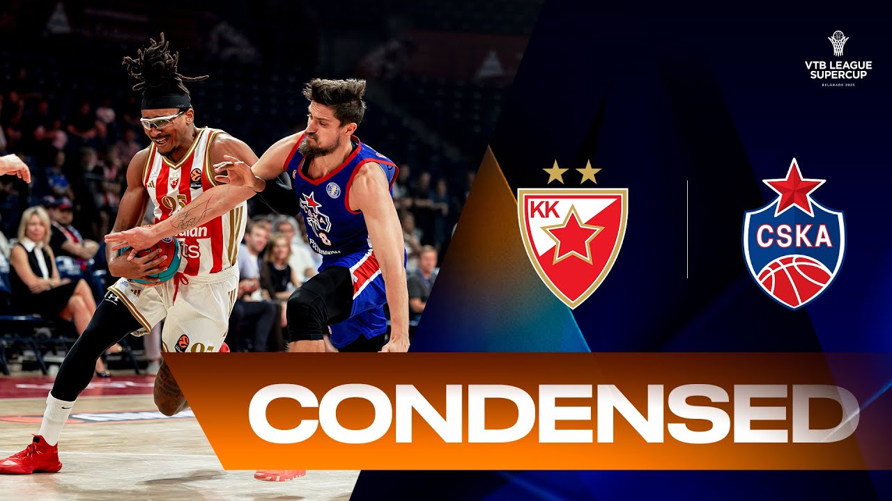 Crvena Zvezda vs CSKA Condensed Game | VTB League SuperCup 2025